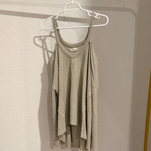 Women's Sleeveless Knit Sweater - sage green